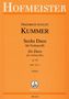 Friedrich August Kummer: Sechs Duos op. 156, Noten, Noten