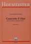 Georg Philipp Telemann (1681-1767): Concerto F-Dur für 2 Hörner, Streicher und B.c., Noten
