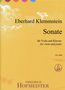 Eberhard Klemmstein: Sonate für Viola und Klavier, Noten