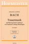 Johann Ludwig Bach: Trauermusik auf Herzog Ernst Ludwig I. von Sachsen-Coburg-Meiningen, Noten