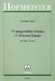 Alexandre Cugnot: 15 ausgewählte Etüden, Noten, Noten