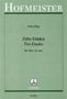 Henry Kling: 10 Etüden, Noten, Noten