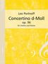 Leo Portnoff: Concertino d-Moll op. 96, Noten