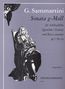 Giuseppe Sammartini: Sonata für Altblockflöte (Querflöte / Violine) und Basso continuo g-moll op. 1 Nr. 1, Noten