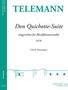 Georg Philipp Telemann: Don Quichotte-Suite, Noten
