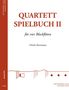 Quartett-Spielbuch für 4 Blockflöten (versch. Besetzungen). Bd.2, Noten