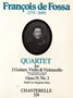 Francois de Fossa: Quartet op. 19/3, Noten