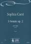 Sophia Giustina Corri: 3 Sonatas op. 2 for Harp, Noten