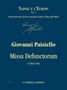 Giovanni Paisiello: Missa Defunctorum. Requiem for Soloists, Choir and Orchestra (1789/1799). Urtext Edition, Noten
