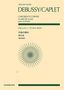 "DEBUSSY/CAPLET, CHILDREN’S CORNER, CLAIR DE LUNE pour orchestre" mit stilisiertem grafischen Muster darunter.