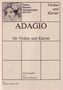 Fanny Mendelssohn-Hensel: Adagio (1823), Noten