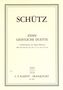 Heinrich Schütz: Zehn Geistliche Duette für zwei Solostimmen mit Orgel (Klavier), Noten