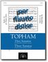 William Topham: Topham, William     :Drei Sonaten /P /Bfl-A/Bc, Noten