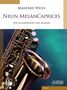 Manfred Weiss: MelanCaprices für Altsaxophon und Klavier, Noten