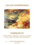 Allan Stephenson: Symphonette für Bläsernonett (2011), Noten
