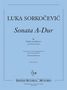 Luka Sorkocevic: Sonata A-Dur, Noten