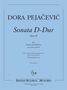 Dora Pejacevic: Sonata D-Dur op. 26, Noten, Noten