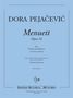 Dora Pejacevic: Menuett op. 18, Noten