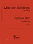 Max von Schillings (1868-1933), Festspiel 1912, Ouvertüre, Partitur. Rotes Cover mit IKURO Edition Logo unten.