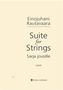 Einojuhani Rautavaara: Suite for strings (1953), Noten