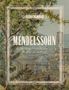 "EDITION PETERS EP 20036 MENDELSSOHN Meisterwerke am Klavier Masterpieces for Piano." Illustration mit Stadt und Bäumen., Noten