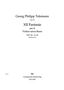 Georg Philipp Telemann (1681-1767): 12 Fantasien für Violine solo TWV 40:14-25, Noten