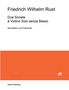 Friedrich Wilhelm Rust (1739-1796): Due Sonate a Violino Solo senza Basso, Noten