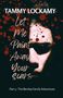 "Let Me Paint Away Your Scars" steht über einem dunklen Gesicht mit roten Farbspritzern., Buch