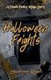 „A Death Valley Ridge Story“, „Halloween Frights“, „Shaylynn Ryan“. Ein Buch mit Halloween-Motiven und Spinnweben., Buch