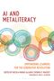 "AI and Metaliteracy", bunte kreisförmige Muster, blauer, orangefarbener, grüner und roter Text, "Bloomsbury".
