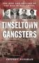 Das Cover zeigt den Titel "Tinseltown Gangsters" von Jeffrey Sussman. Schwarz-Weiß-Fotos von Männern, historische Autoszene., Buch