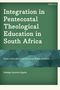 Grüner Hintergrund, Text: "Integration in Pentecostal Theological Education in South Africa" von Mookgo Solomon Kgatle., Buch