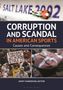 CORRUPTION AND SCANDAL IN AMERICAN SPORTS – Causes and Consequences. Oberes Bild: Rodelbahn. Mittleres: Protestplakat im Stadion., Buch