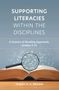Ein Buchcover mit den Texten: "SUPPORTING LITERACIES WITHIN THE DISCIPLINES", "Tammy B. H. Brown", und "Bloomsbury". Ein Buch mit Lupe.