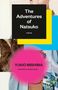 Text: "The Adventures of Natsuko, A Novel, YUKIO MISHIMA, Translated by Stephen Dodd". Bunte geometrische Formen im Hintergrund., Buch