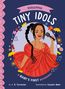 "Rihanna: Tiny Idols, A Baby's First Biography" steht zentral. Eine illustrierte Frau in rotem Kleid hält ein Mikrofon.
