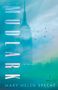 "MUDLARK" steht vertikal, "A NOVEL" darunter. Eine Silhouette einer Stadt im Nebel mit fliegenden Vögeln., Buch