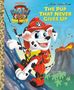 „The Pup That Never Gives Up“. Ein Dalmatinerwelpe in Feuerwehrkleidung klettert an einem Vulkan., Buch