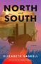 "NORTH and SOUTH" in großer Schrift, darüber Schornsteine vor Sonnenuntergang im Profil eines Gesichts. "Elizabeth Gaskell".