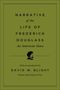 "Narrative of the Life of Frederick Douglass: An American Slave. Introduction by David W. Blight, Pulitzer Prize Gewinner." Minimalistisches Design mit Silhouette und grünem Hintergrund.
