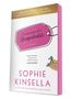 „Confessions of a Shopaholic“ steht groß auf dem Buchcover. Darunter „Sophie Kinsella“. Ein pinkes Design mit Einkaufsmotiv., Buch
