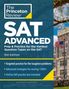 The Princeton Review® SAT Advanced: 3rd Edition. Fokus auf schwierigste SAT-Fragen. Text neben Schulgebäude und US-Flagge.