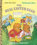 Text: "The Berenstain Bears," "The Real Easter Eggs." 

Illustration: Bärenfamilie sammelt Ostereier; fröhliche Szene mit Körben und Eiersuche im Grünen., Buch