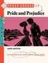 Text: CRASH COURSE LIT, Pride and Prejudice, Jane Austen, SLYLY ANNOTATED CLASSICS FOR BOOK NERDS. Illustration: Paar im Garten., Buch