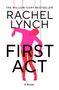 "The Million-Copy Bestseller. Rachel Lynch. First Act. A detective with everything to prove. A killer intent on toying with her." Illustration einer Frau an Marionettenschnüren in Rosa.