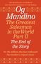 "Og Mandino: The Greatest Salesman in the World Part II - The End of the Story." Rotes Cover mit Mustern.