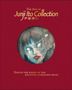 „Junji Ito Collection“ oben, „Behind the scenes of the haunting animation series“ unten. Gruselige Illustration: Mädchen mit verzerrtem Gesicht., Buch