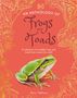 Titel: "An Anthology of Frogs and Toads". Darunter ein bunter Frosch auf orangefarbenem Hintergrund mit floralen Mustern.