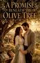 „A Promise Beneath the Olive Tree“. Ein Paar steht liebevoll unter einem Olivenbaum, umgeben von idyllischer Landschaft., Buch