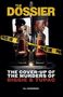 „THE DOSSIER“ und „THE COVER-UP OF THE MURDERS OF BIGGIE & TUPAC“. Zwei Thronsessel mit Polizeiband.